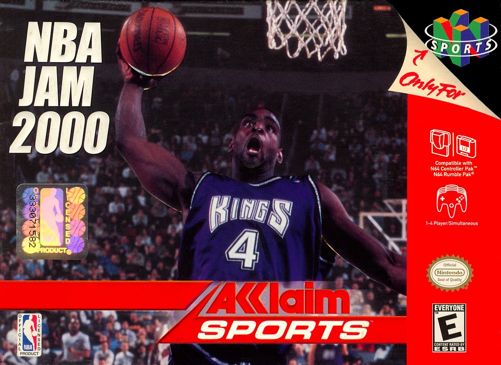 Capa do jogo NBA Jam 2000