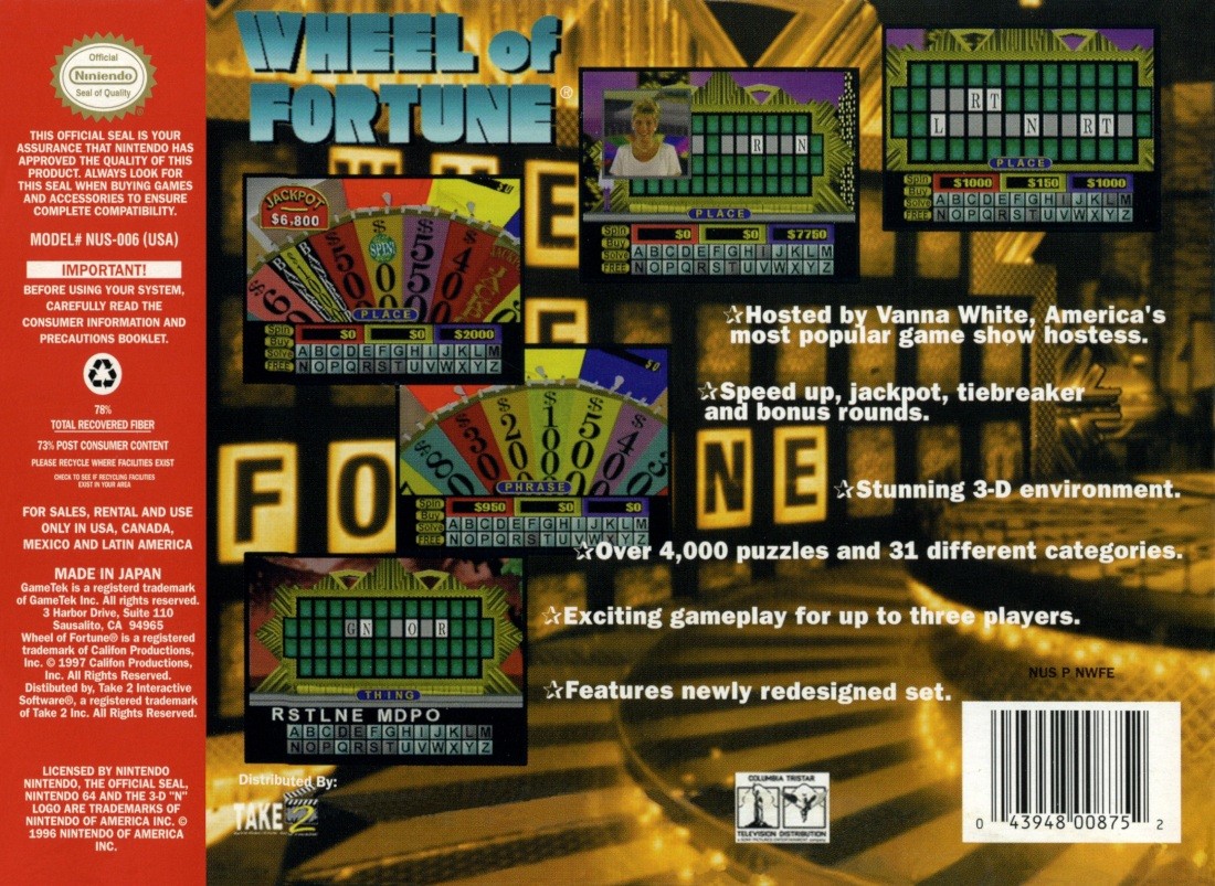 Wheel of Fortune cover