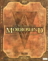 Cover of The Elder Scrolls III: Morrowind