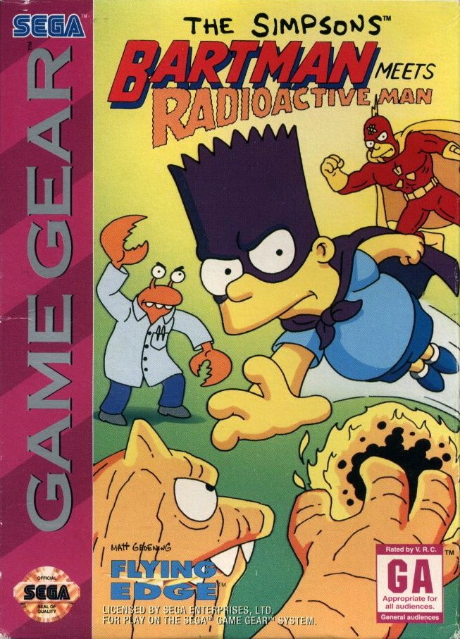 The Simpsons: Bartman Meets Radioactive Man cover