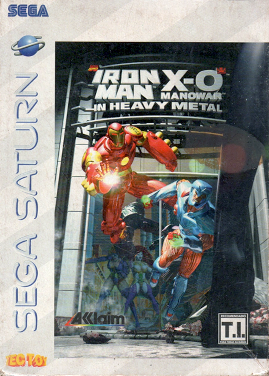 Capa do jogo Iron Man/X-O Manowar in Heavy Metal