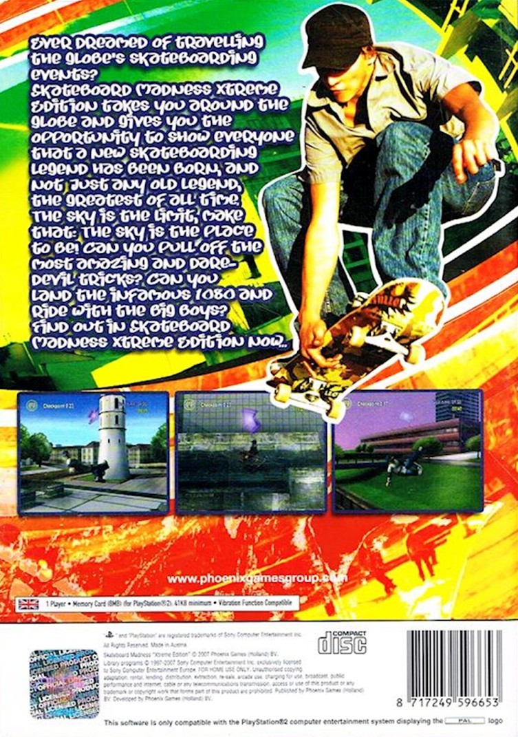 Capa do jogo Skateboard Madness Xtreme Edition