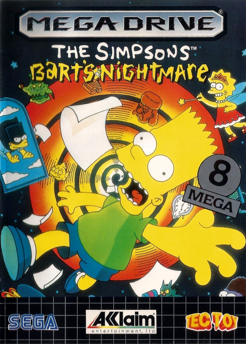 The Simpsons: Barts Nightmare cover