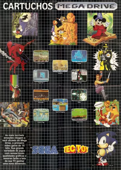 Promotional material of Sega Genesis