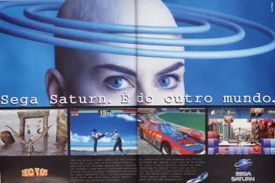 Promotional material of Sega Saturn
