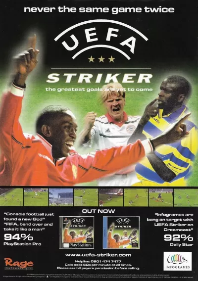 Commercial of UEFA Striker