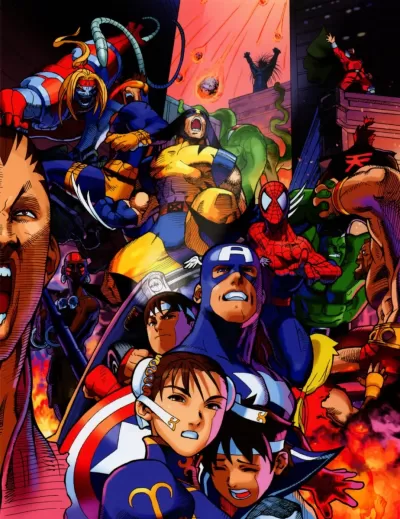 Commercial of Marvel Super Heroes vs. Street Fighter