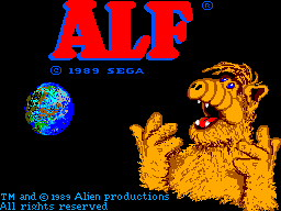 Picture of the game ALF