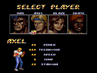 Picture of the game Streets of Rage 2