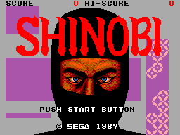 Picture of the game Shinobi