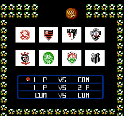 Screenshot of the game Futebol