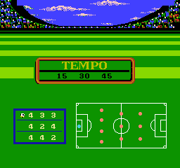 Screenshot of the game Futebol