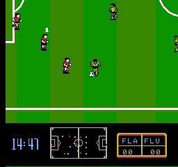 Screenshot of the game Futebol