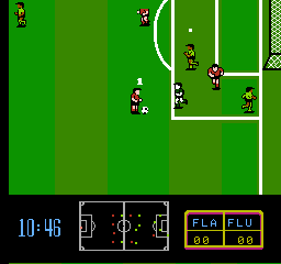 Screenshot of the game Futebol
