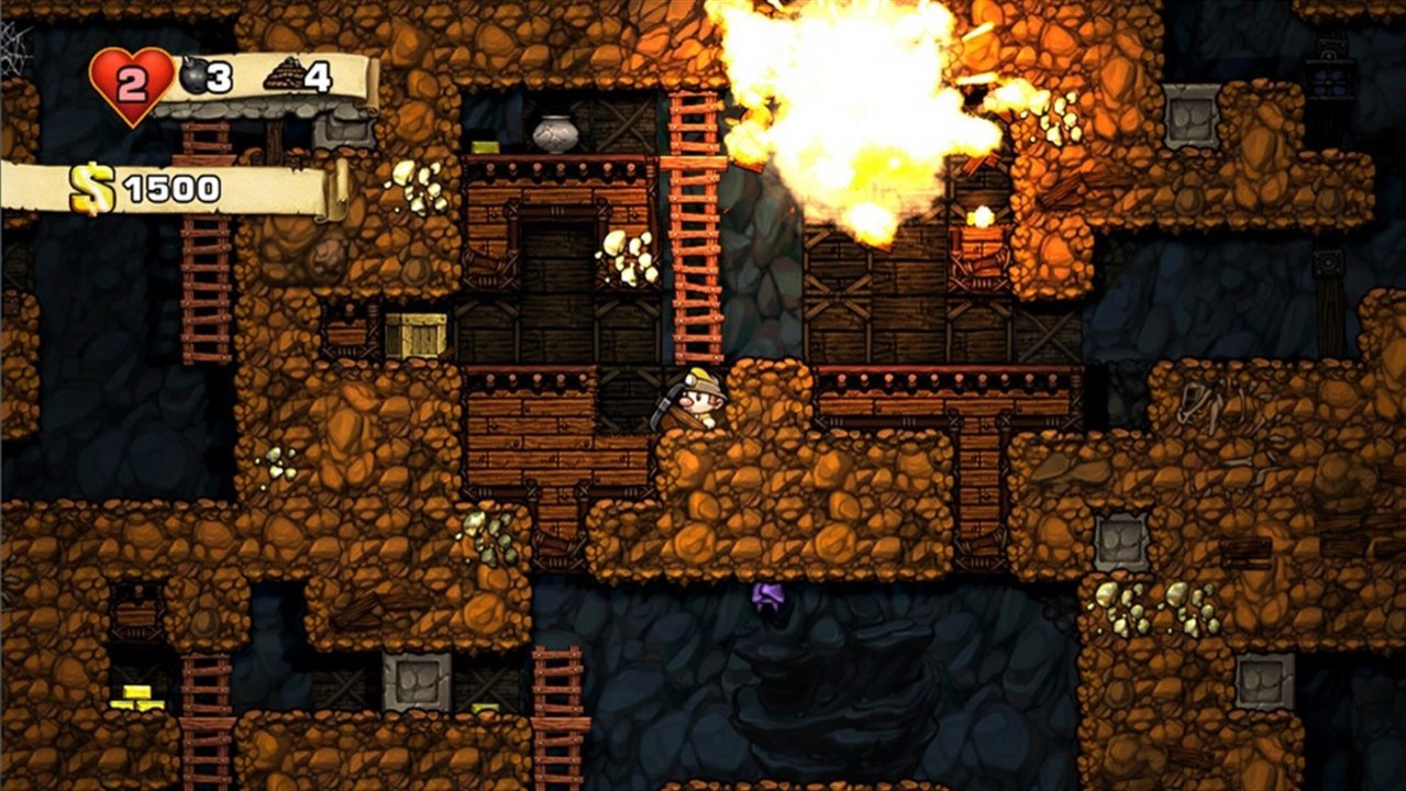 Picture of the game Spelunky