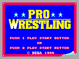 Picture of the game Pro Wrestling