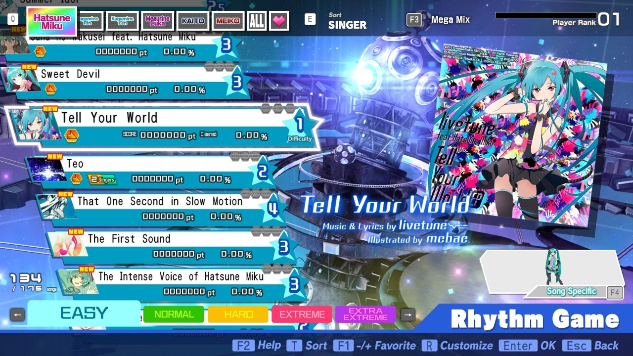 Picture of the game Hatsune Miku: Project DIVA Mega Mix+