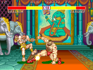 Picture of the game Street Fighter II