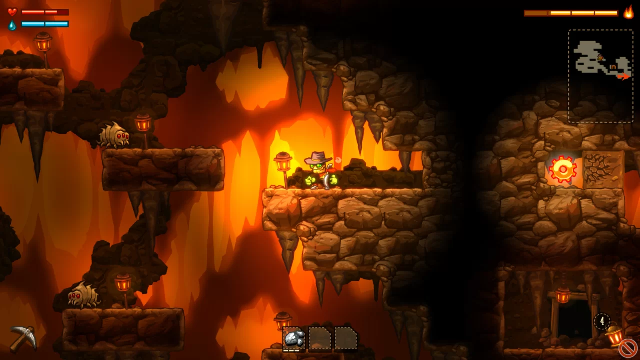 Picture of the game SteamWorld Dig