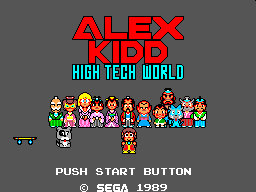 Picture of the game Alex Kidd: High-Tech World