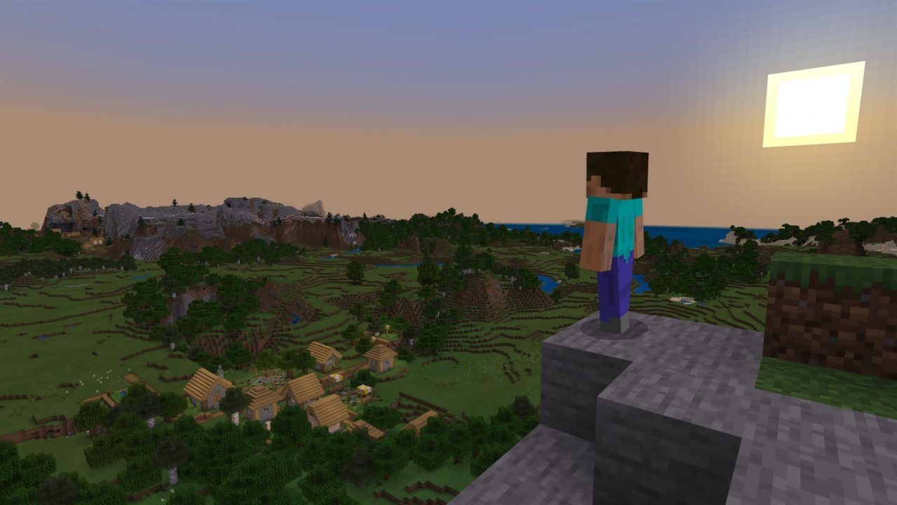Picture of the game Minecraft