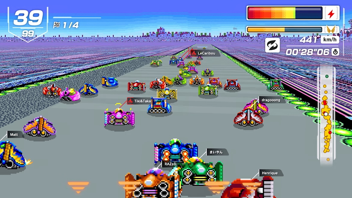 Picture of the game F-Zero 99