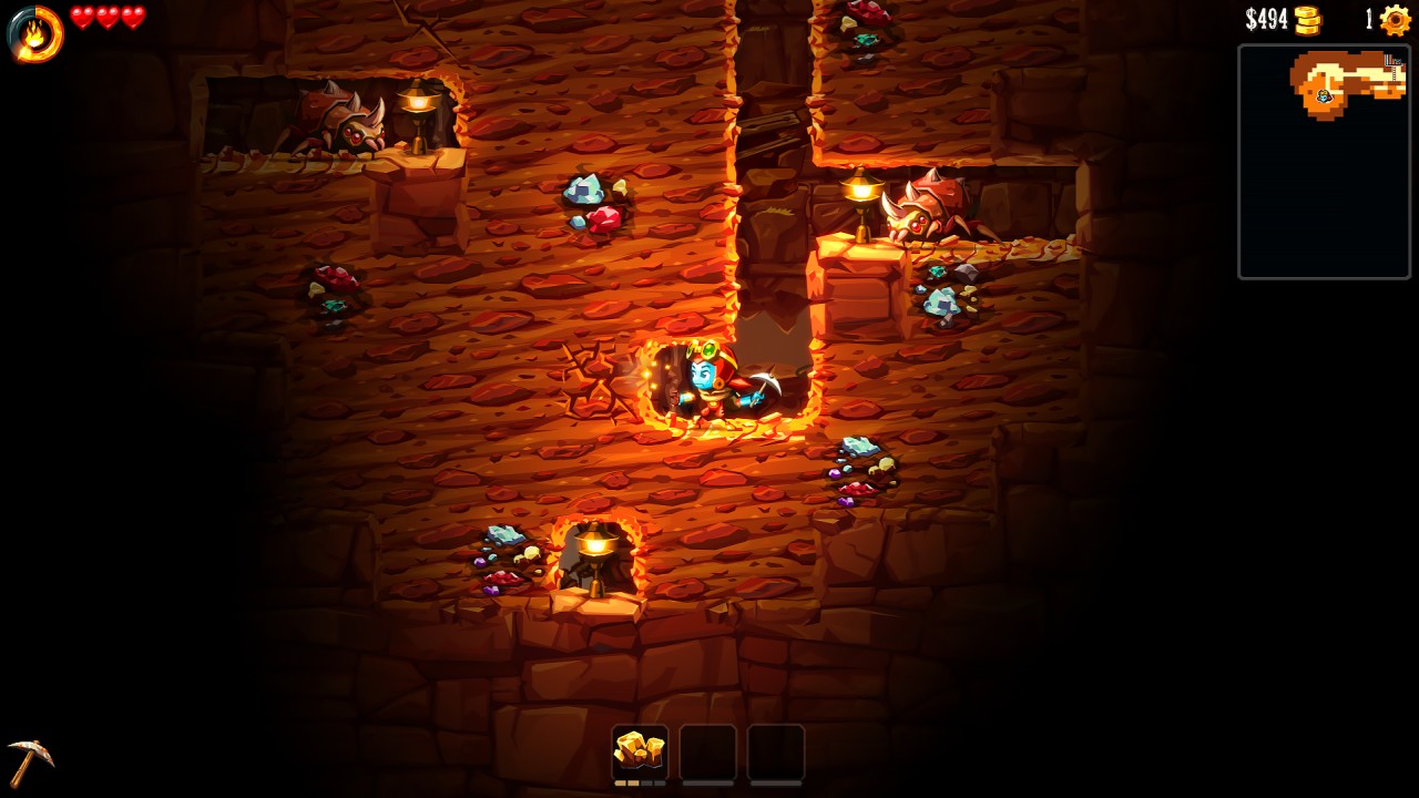 Picture of the game SteamWorld Dig 2