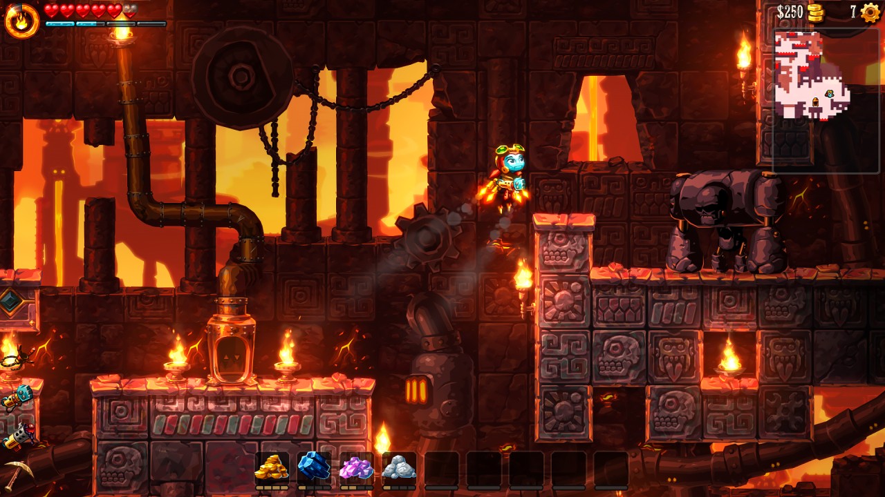 Picture of the game SteamWorld Dig 2