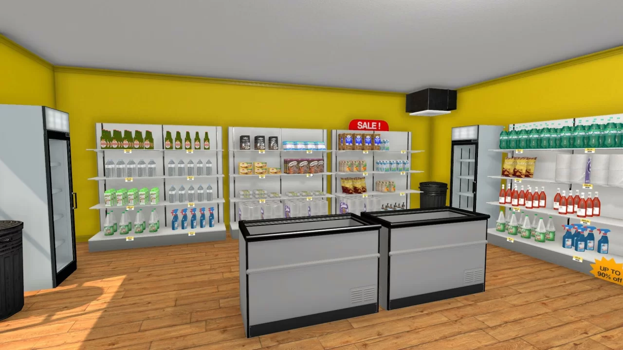 Picture of the game Supermarket Simulator