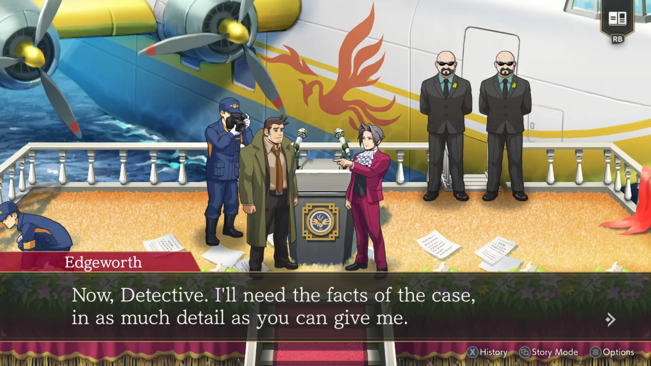 Picture of the game Ace Attorney Investigations Collection