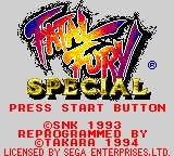 Picture of the game Fatal Fury Special