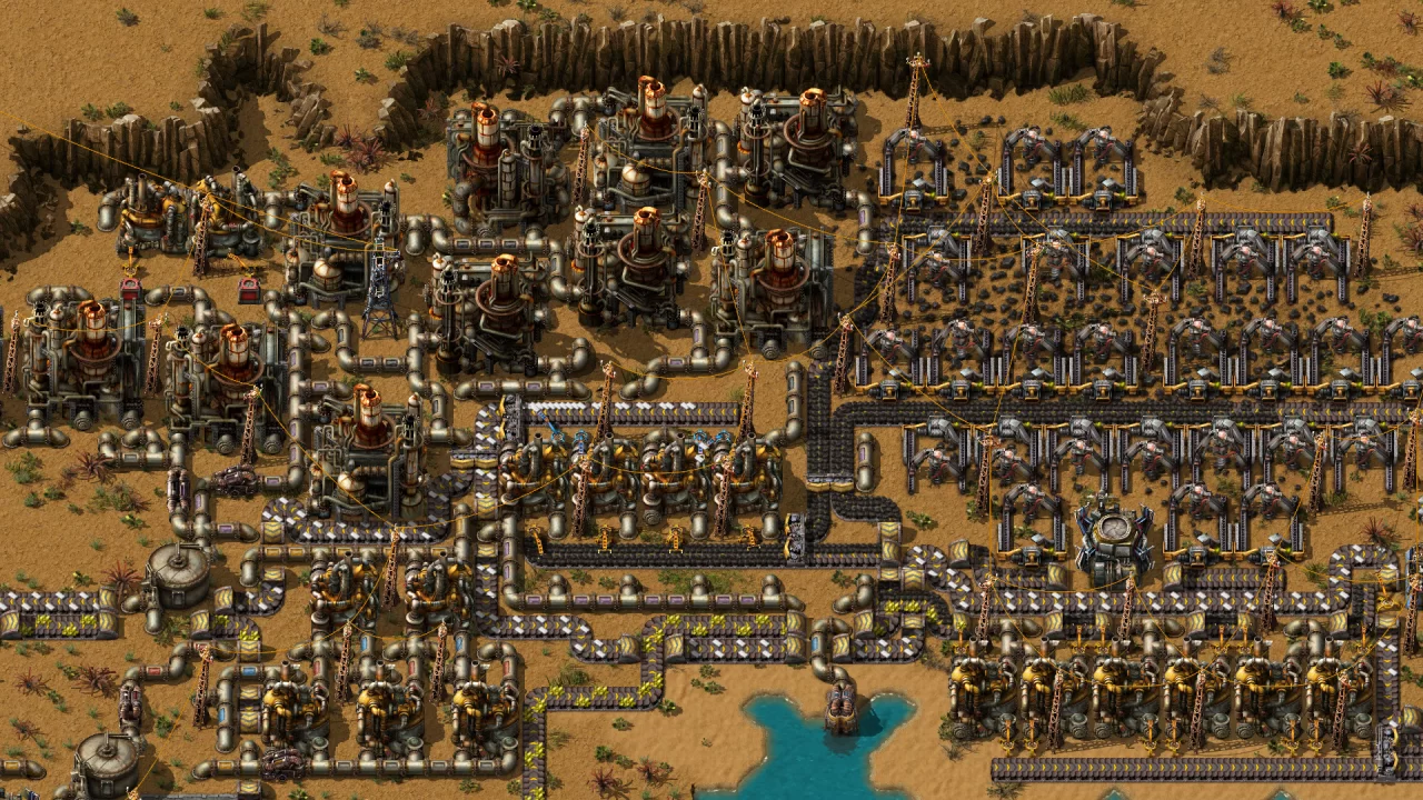 Picture of the game Factorio