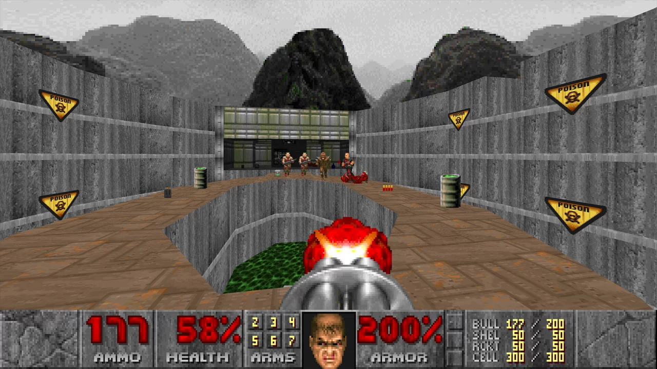 Picture of the game DOOM + DOOM II