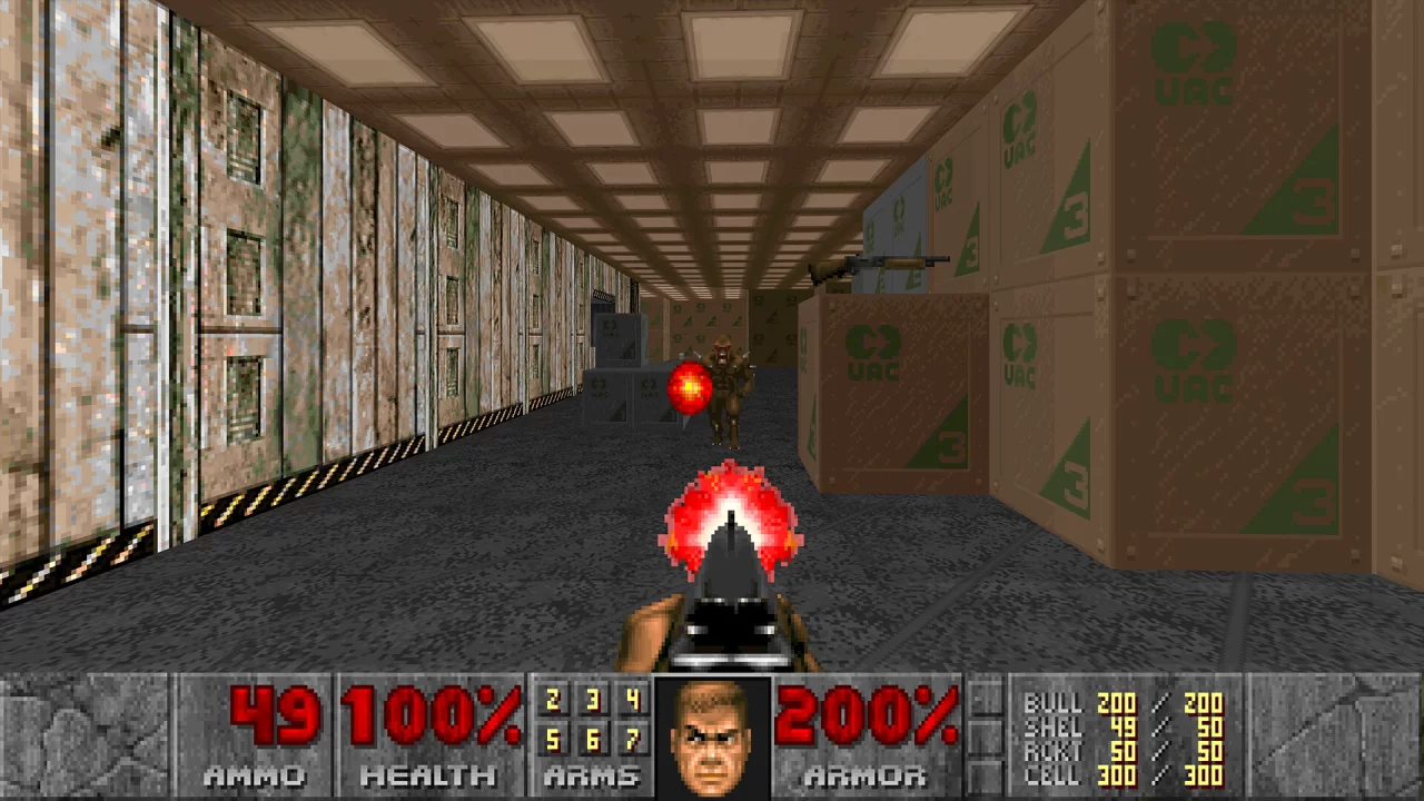 Picture of the game DOOM + DOOM II