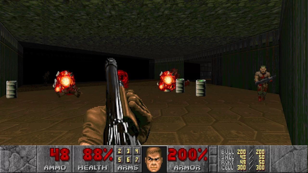 Picture of the game DOOM + DOOM II