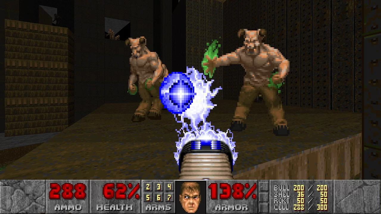 Picture of the game DOOM + DOOM II