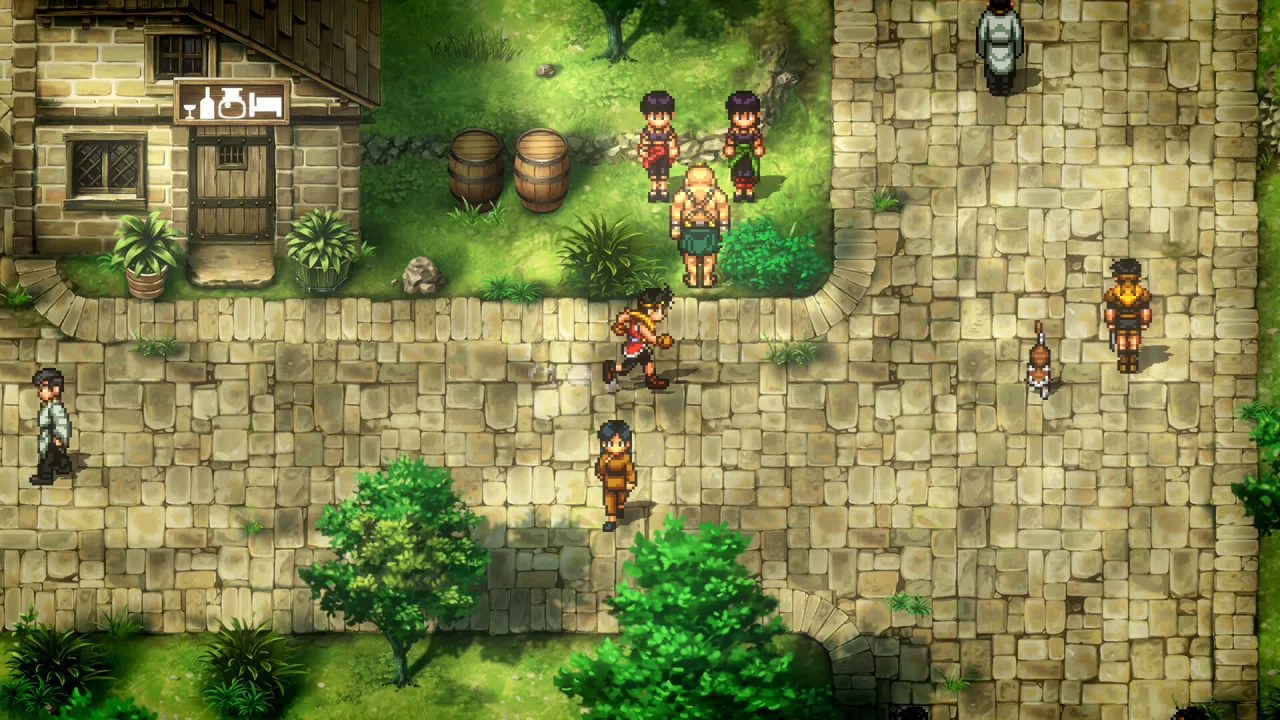 Foto do jogo Suikoden I&II HD Remaster Gate Rune and Dunan Unification Wars