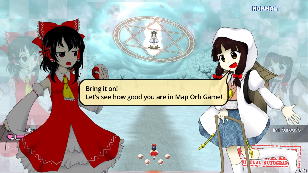 Picture of the game Touhou Fan-made Virtual Autography