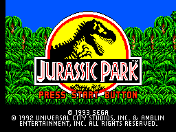 Picture of the game Jurassic Park
