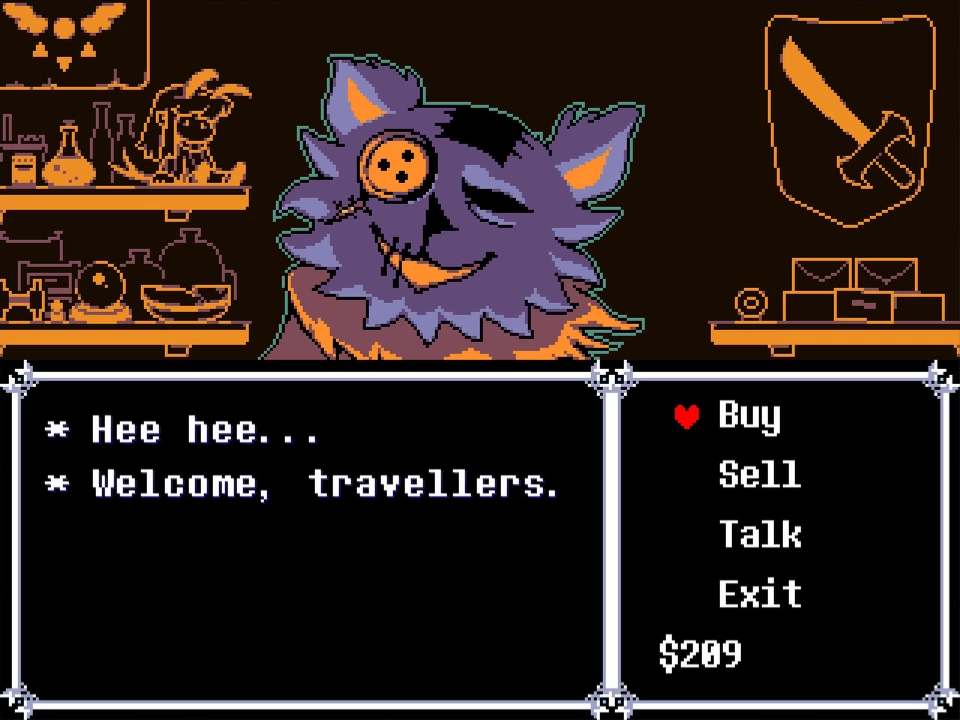 Picture of the game Deltarune