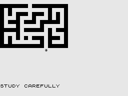 Foto do jogo ZX81 Labyrinth