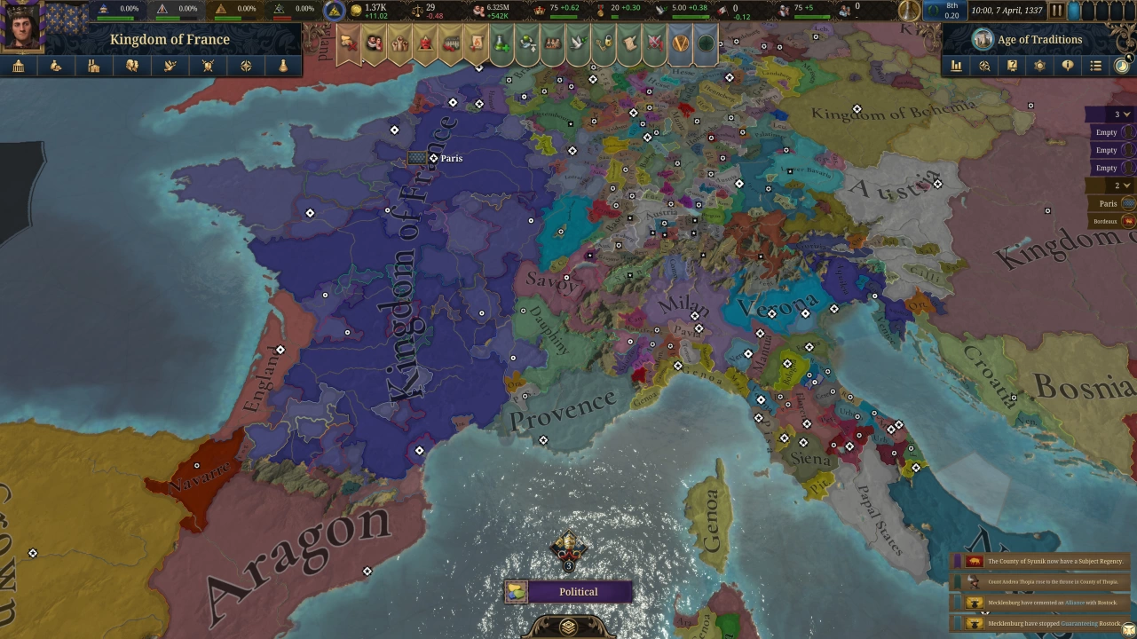 Foto do jogo Europa Universalis V