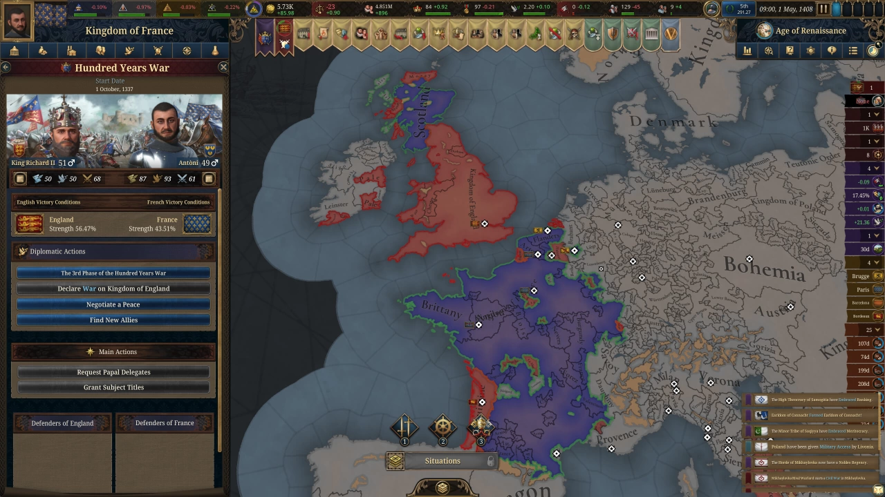 Foto do jogo Europa Universalis V