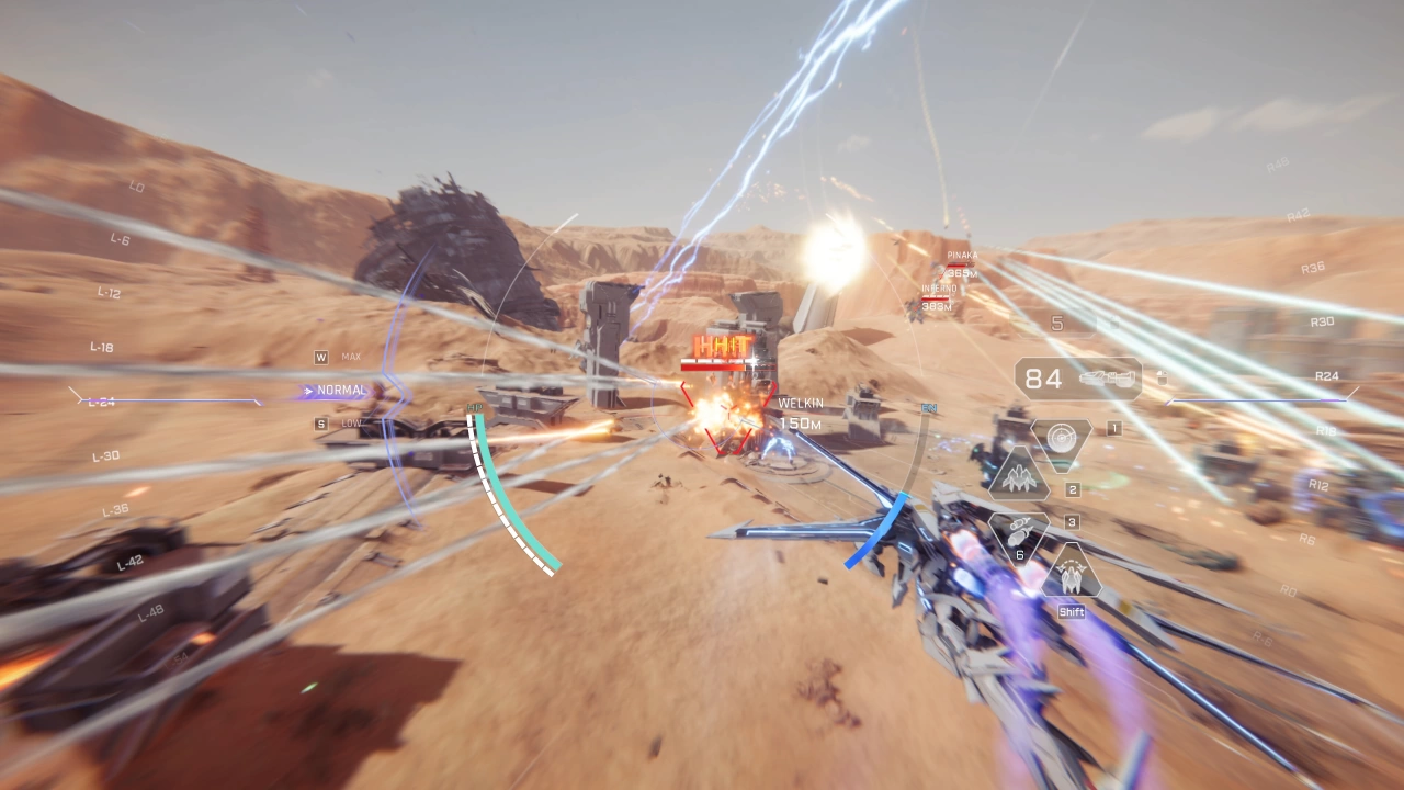 Screenshot of the game Mecha BREAK