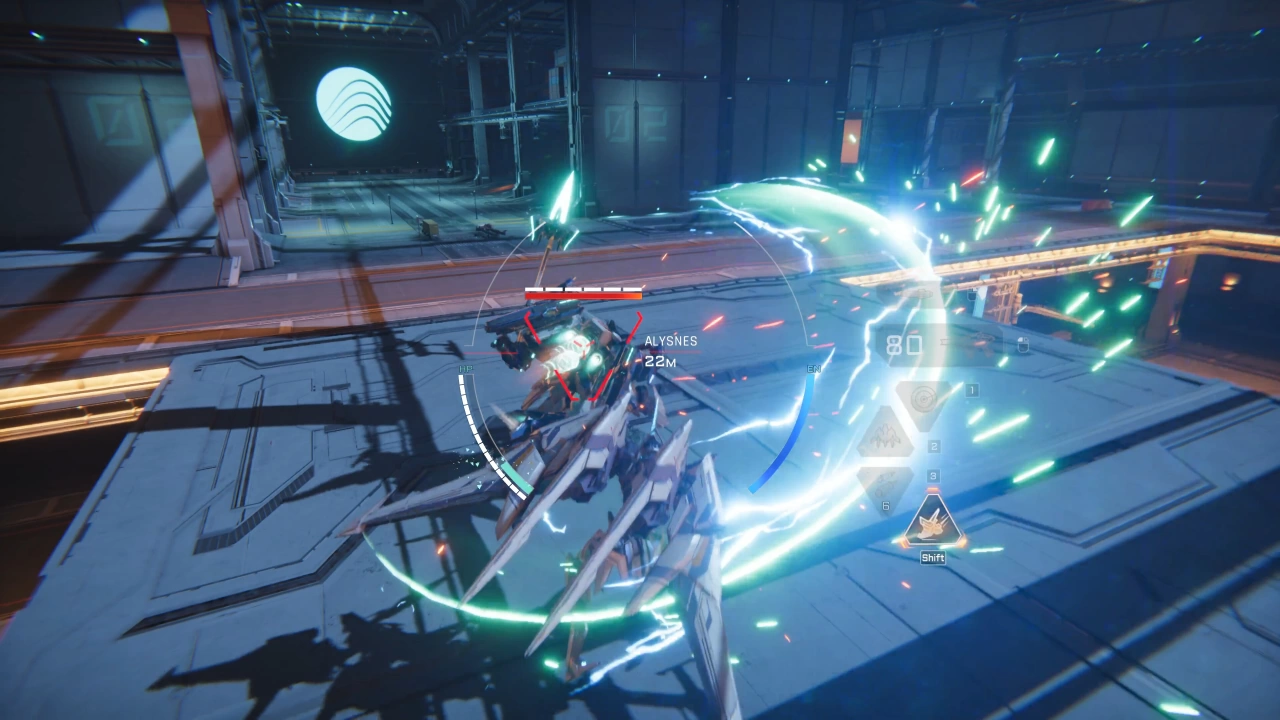 Screenshot of the game Mecha BREAK