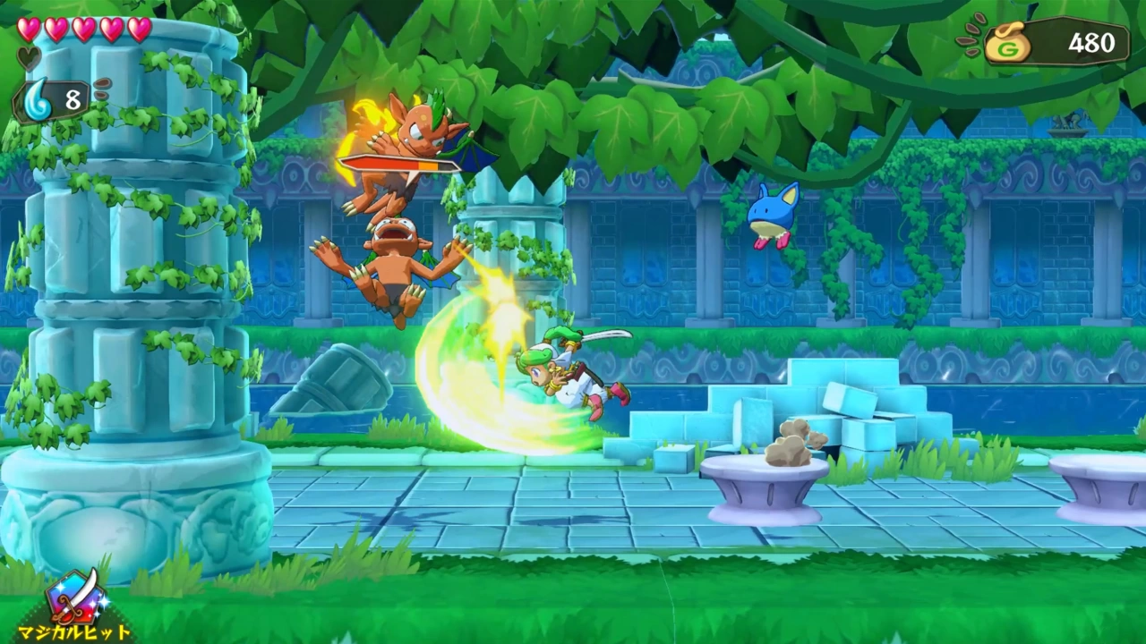 Foto do jogo WONDER BOY ASHA in Monster World