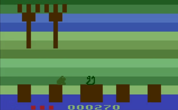 Screenshot of the game Frog Swamp