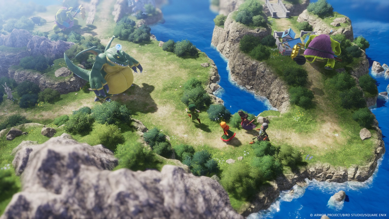 Foto do jogo Dragon Quest VII Reimagined