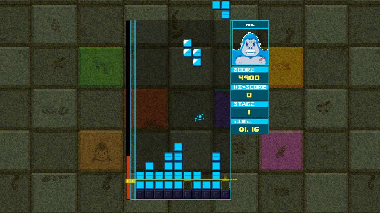 Screenshot of the game Ape Drop