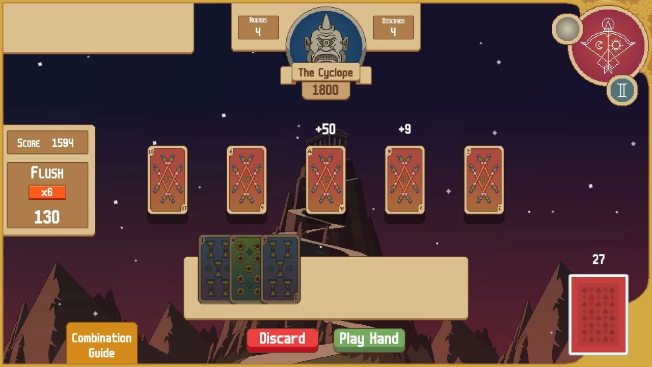 Screenshot of the game Divinastros